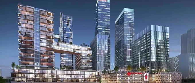 Hình phối cảnh dự án Lotte Eco Smart City Thủ Thiêm