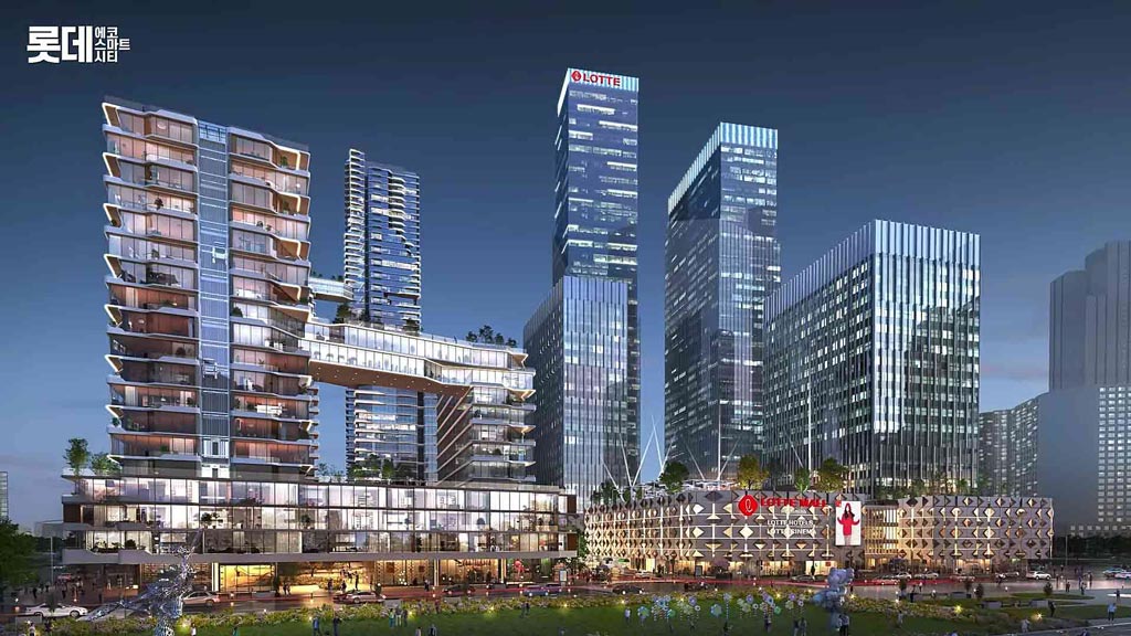 Hình phối cảnh dự án Lotte Eco Smart City Thủ Thiêm